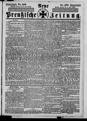 Neue preußische Zeitung vom 19.04.1910