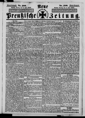 Neue preußische Zeitung vom 19.04.1910