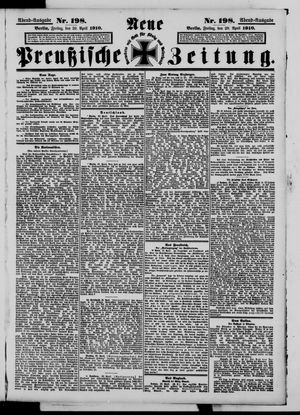 Neue preußische Zeitung vom 29.04.1910