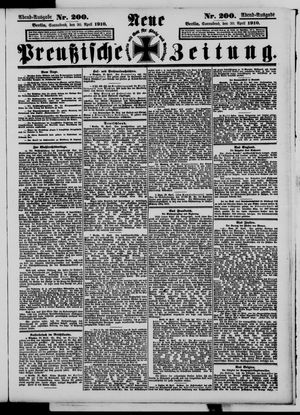 Neue preußische Zeitung vom 30.04.1910