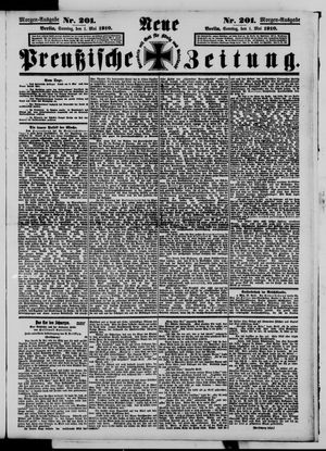 Neue preußische Zeitung vom 01.05.1910