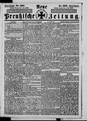Neue preußische Zeitung vom 02.05.1910