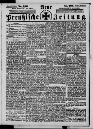 Neue preußische Zeitung vom 04.05.1910