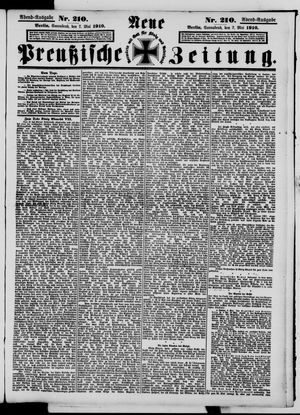 Neue preußische Zeitung vom 07.05.1910