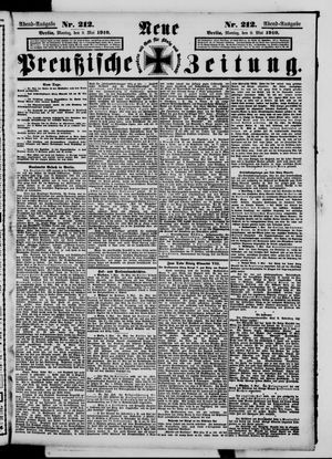 Neue preußische Zeitung vom 09.05.1910