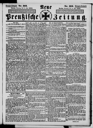 Neue preußische Zeitung vom 10.05.1910