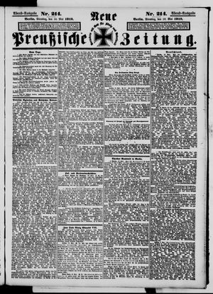 Neue preußische Zeitung vom 10.05.1910
