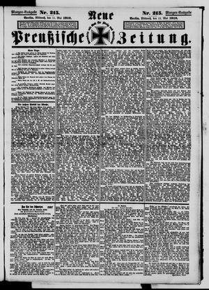 Neue preußische Zeitung vom 11.05.1910