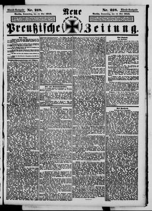 Neue preußische Zeitung vom 12.05.1910