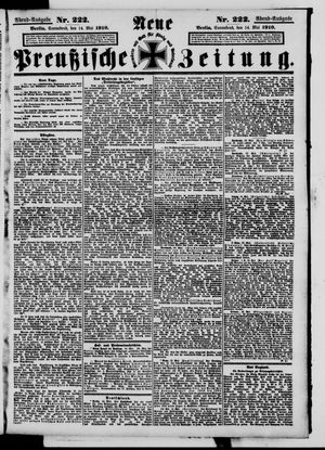 Neue preußische Zeitung vom 14.05.1910