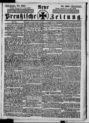 Neue preußische Zeitung vom 17.05.1910