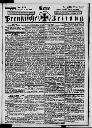 Neue preußische Zeitung vom 19.05.1910