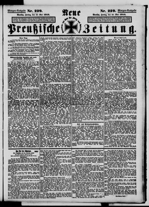 Neue preußische Zeitung vom 20.05.1910