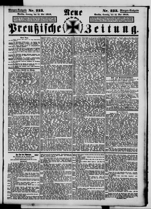 Neue preußische Zeitung vom 22.05.1910