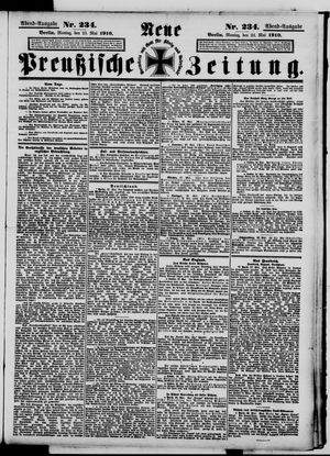 Neue preußische Zeitung vom 23.05.1910