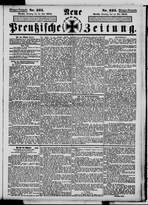 Neue preußische Zeitung vom 24.05.1910