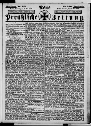 Neue preußische Zeitung vom 26.05.1910