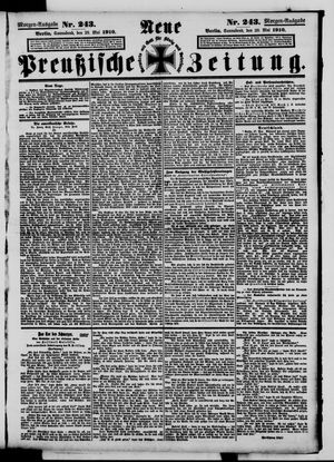 Neue preußische Zeitung vom 28.05.1910