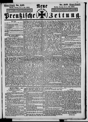 Neue preußische Zeitung vom 31.05.1910