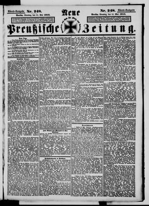 Neue preußische Zeitung vom 31.05.1910