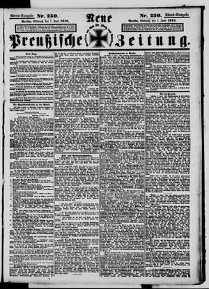 Neue preußische Zeitung vom 01.06.1910