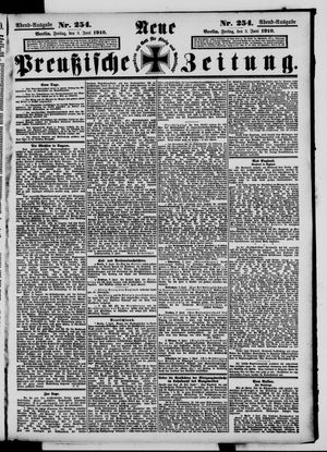 Neue preußische Zeitung vom 03.06.1910