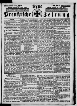 Neue preußische Zeitung vom 09.06.1910