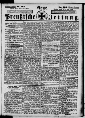 Neue preußische Zeitung vom 10.06.1910