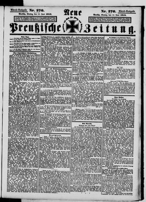 Neue preußische Zeitung vom 13.06.1910