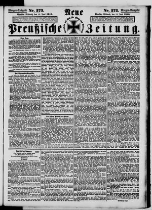 Neue preußische Zeitung vom 15.06.1910