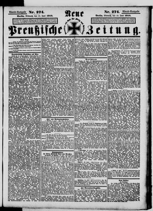 Neue preußische Zeitung vom 15.06.1910