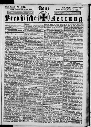 Neue preußische Zeitung vom 16.06.1910