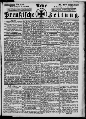 Neue preußische Zeitung vom 17.06.1910
