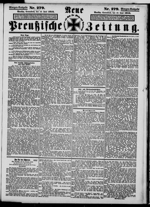 Neue preußische Zeitung vom 18.06.1910