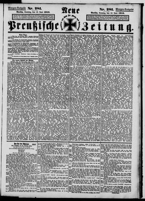 Neue preußische Zeitung vom 19.06.1910