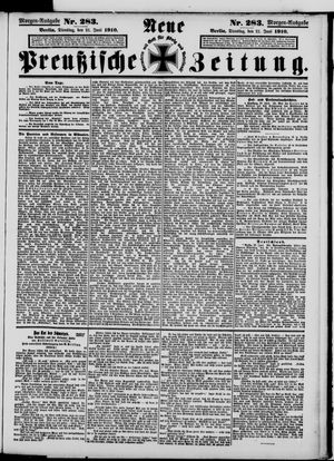 Neue preußische Zeitung vom 21.06.1910