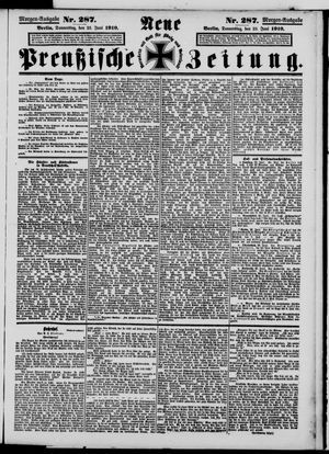Neue preußische Zeitung vom 23.06.1910