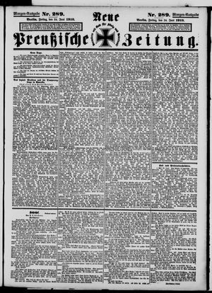 Neue preußische Zeitung vom 24.06.1910