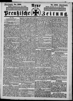 Neue preußische Zeitung vom 25.06.1910