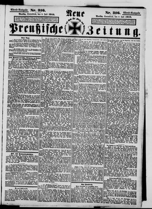 Neue preußische Zeitung vom 09.07.1910