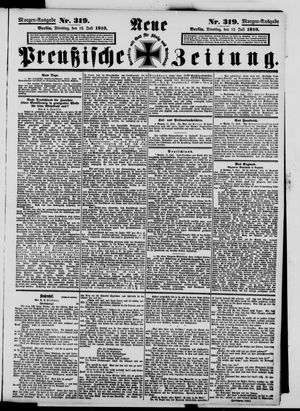 Neue preußische Zeitung vom 12.07.1910