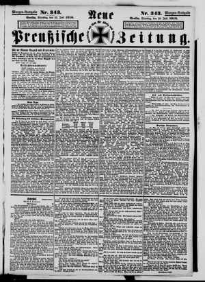 Neue preußische Zeitung vom 26.07.1910