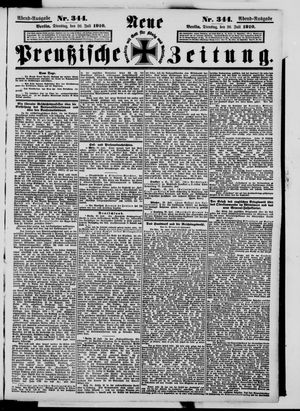 Neue preußische Zeitung vom 26.07.1910