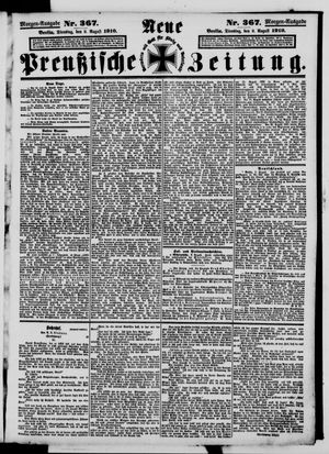 Neue preußische Zeitung vom 09.08.1910