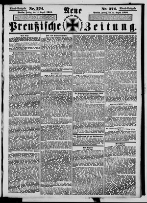 Neue preußische Zeitung vom 12.08.1910