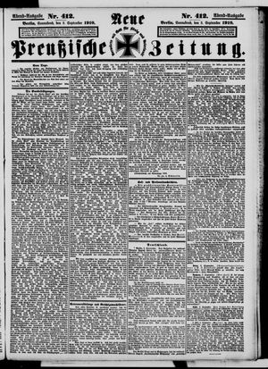 Neue preußische Zeitung vom 03.09.1910