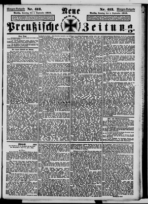 Neue preußische Zeitung vom 04.09.1910