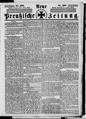 Neue preußische Zeitung vom 06.10.1910