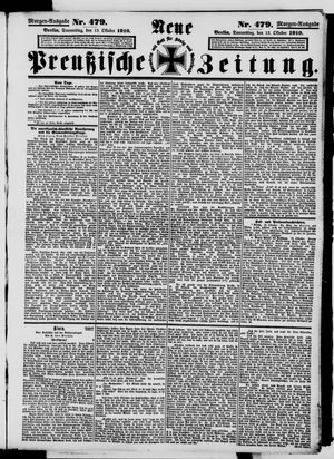 Neue preußische Zeitung vom 13.10.1910