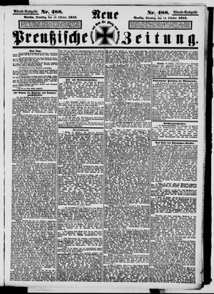 Neue preußische Zeitung vom 18.10.1910